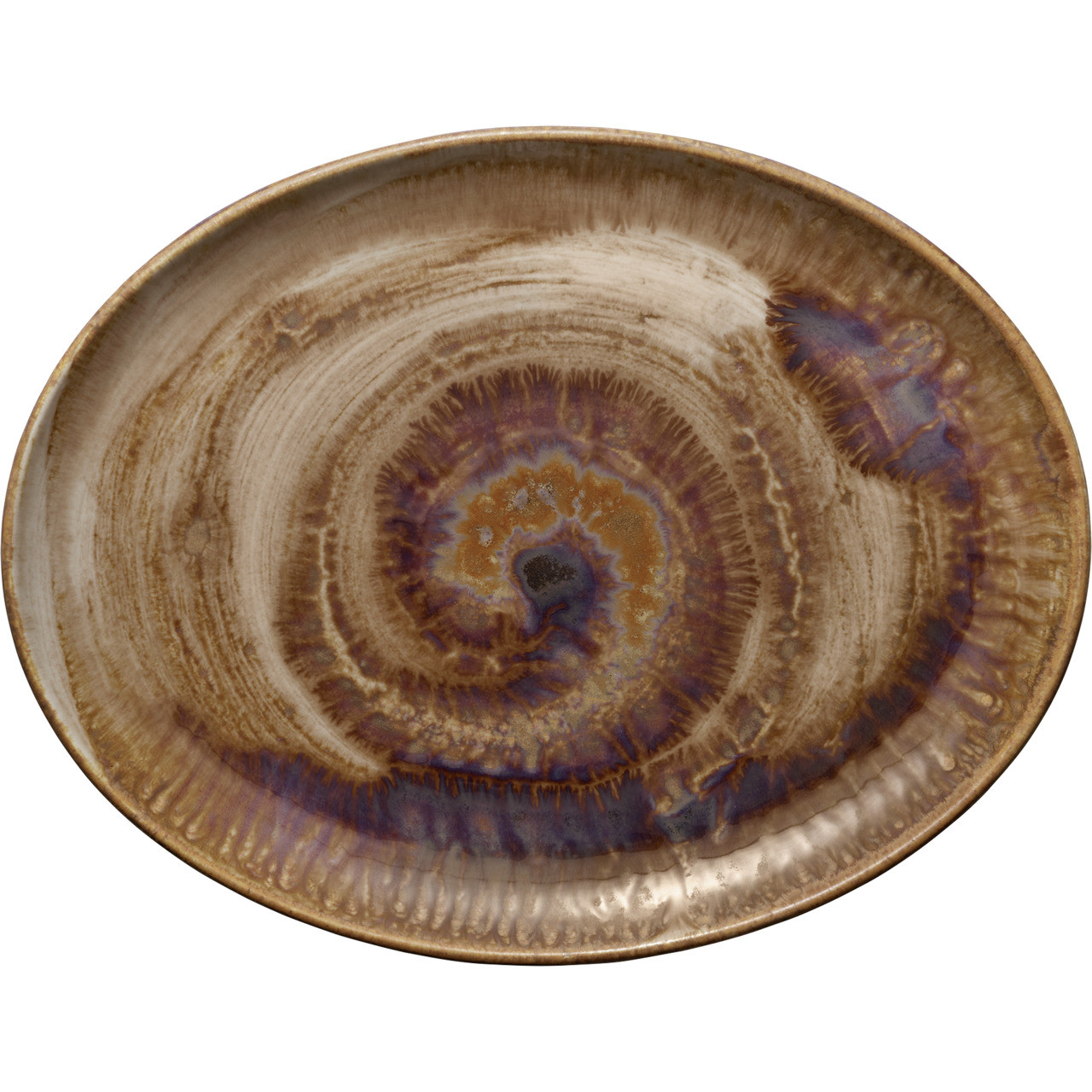Perfect Match, Coupplatte oval 361 x 281 mm Oyster